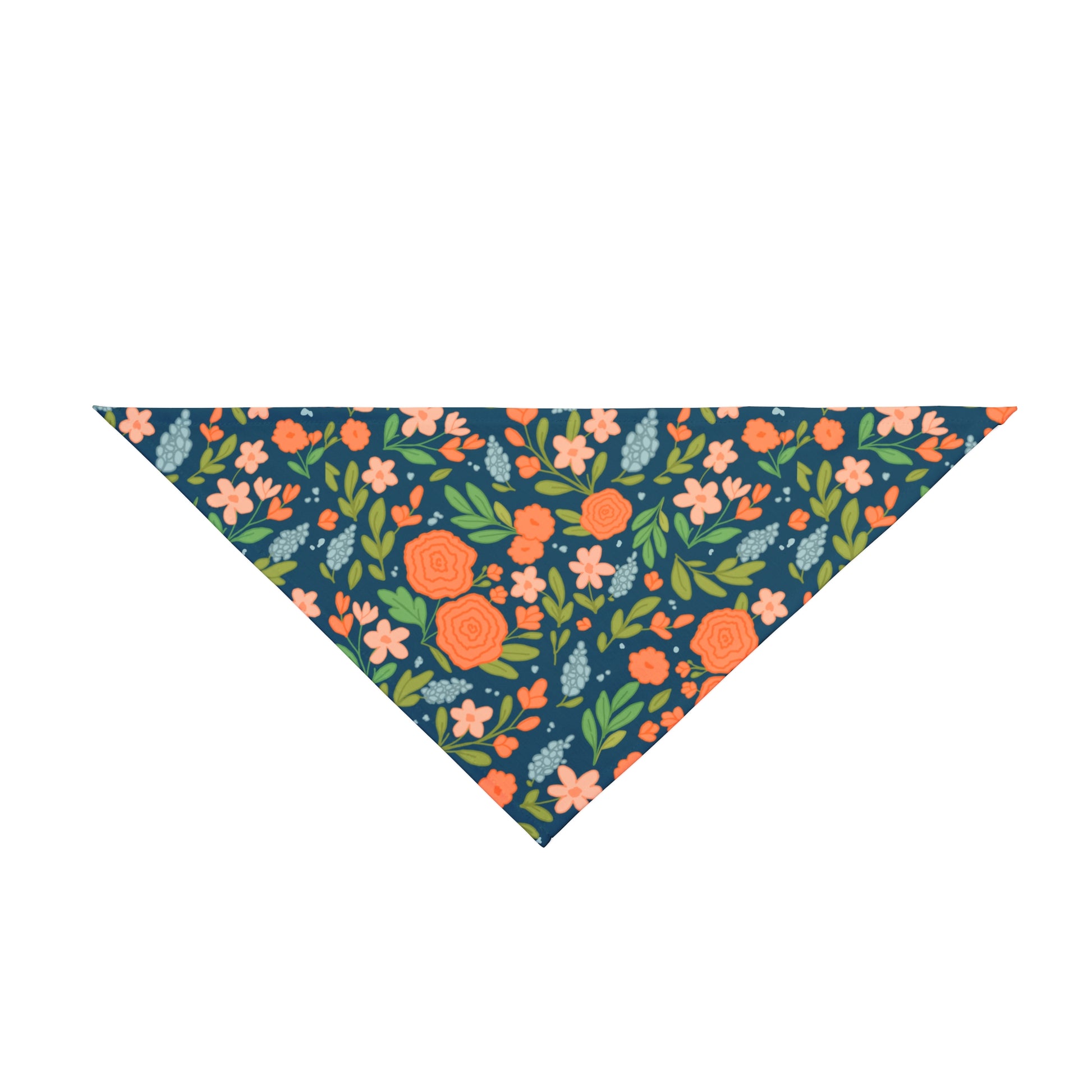 Vibrant Floral Pet Bandana - Trendy Dog Accessory for Every Occasion, Pet Gift, Spring Fashion, Adjustable Headband Look, Pet Scarf