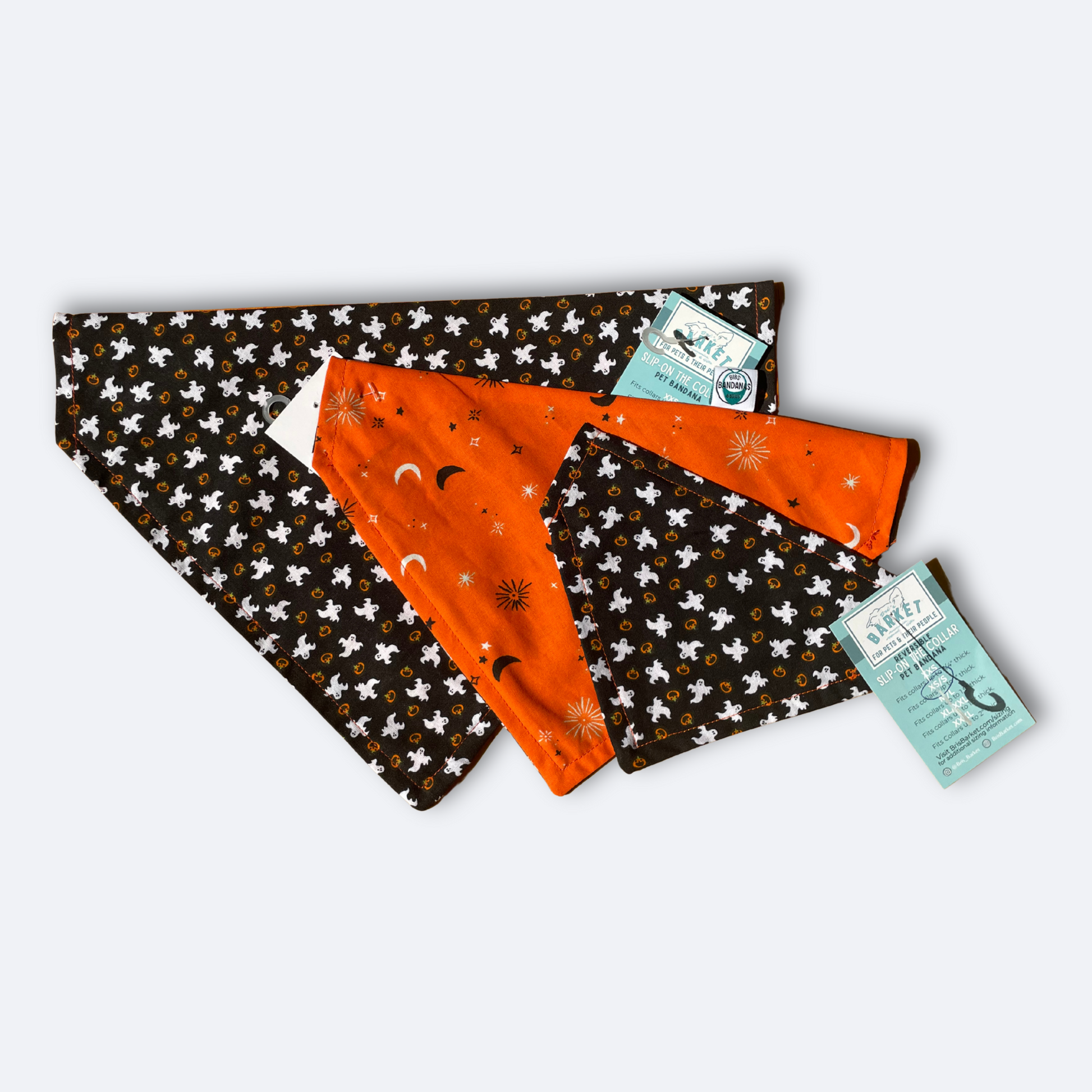 Mini Ghosts & Pumpkins Bandana