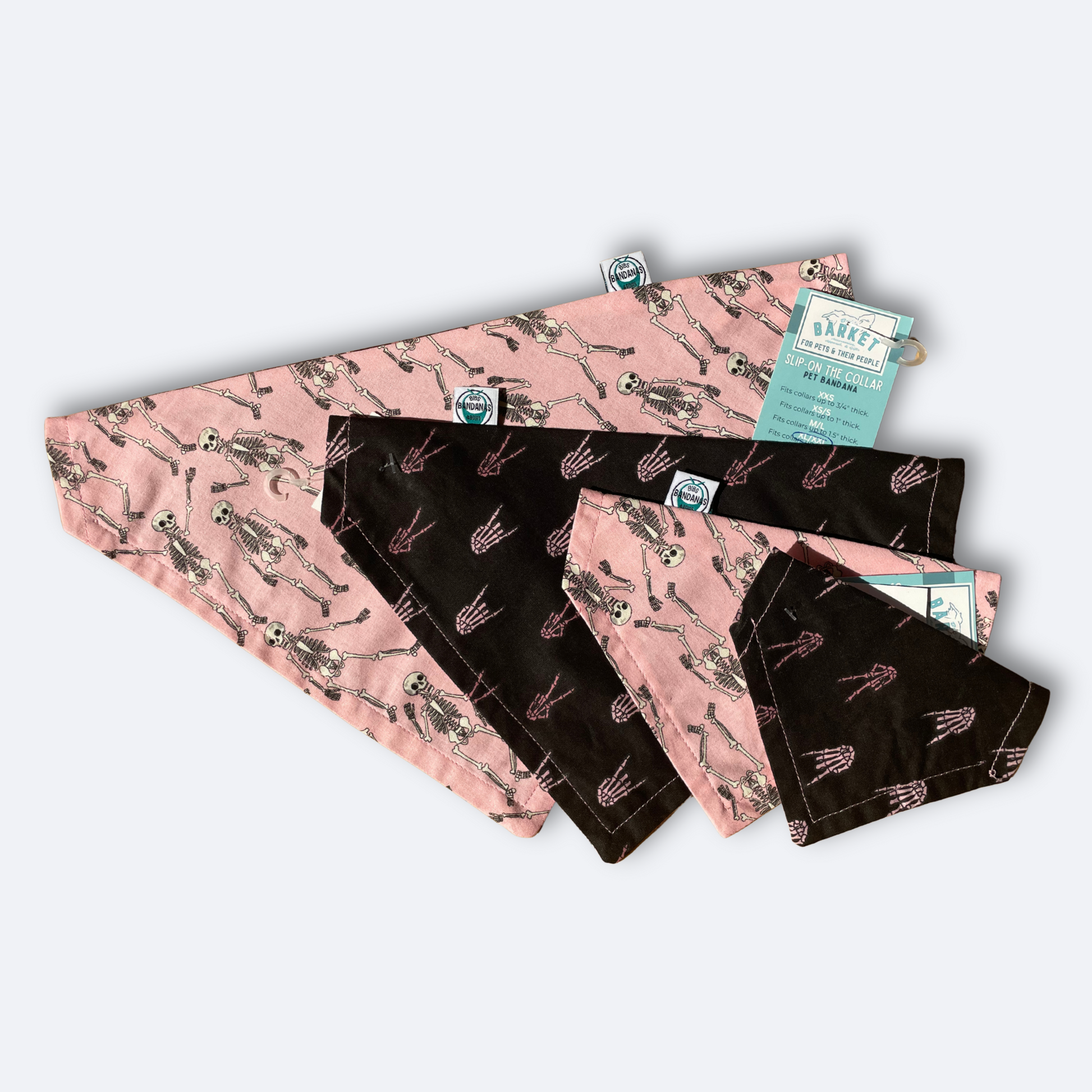 Pink Skeletons Bandana