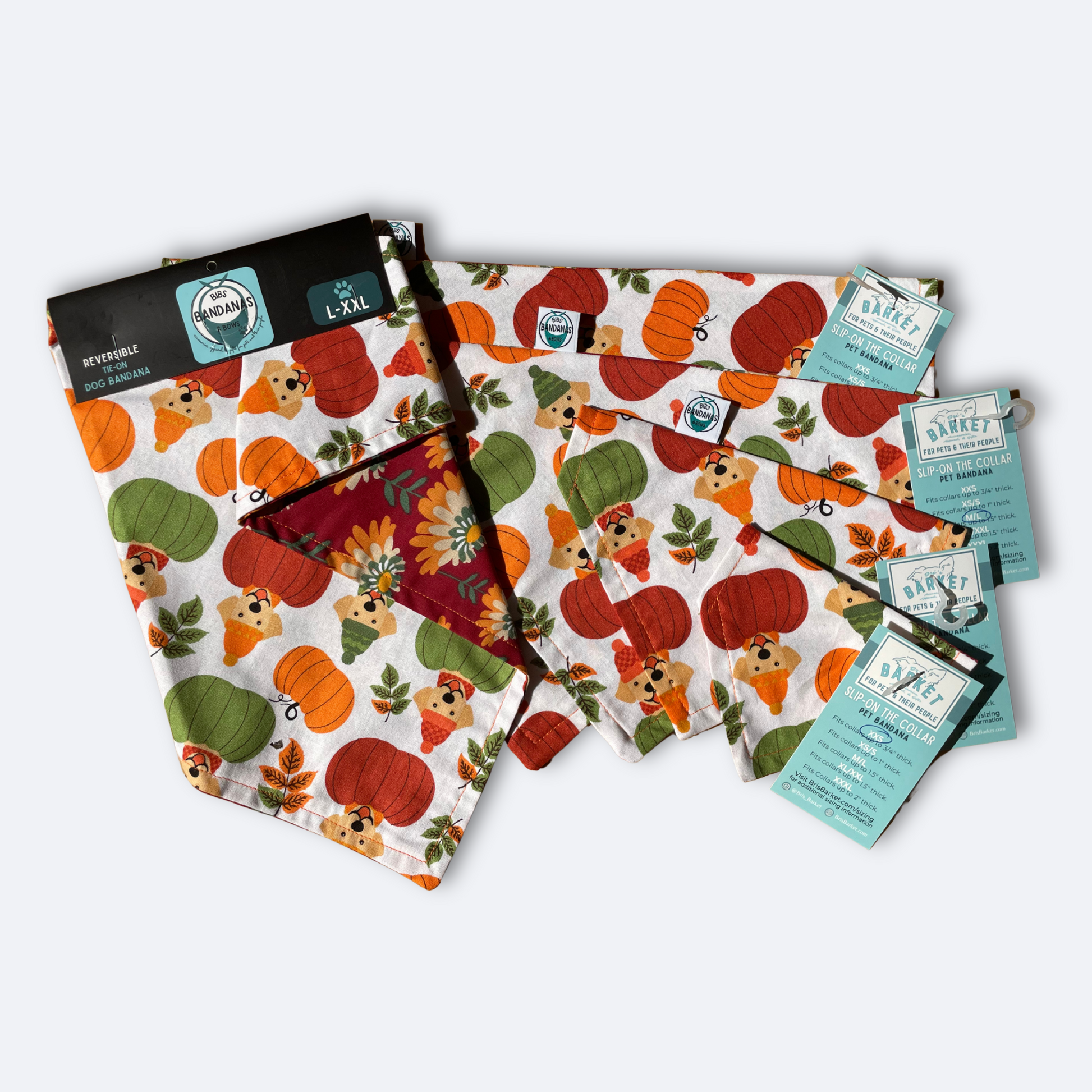 Pumpkin Dogs Bandana