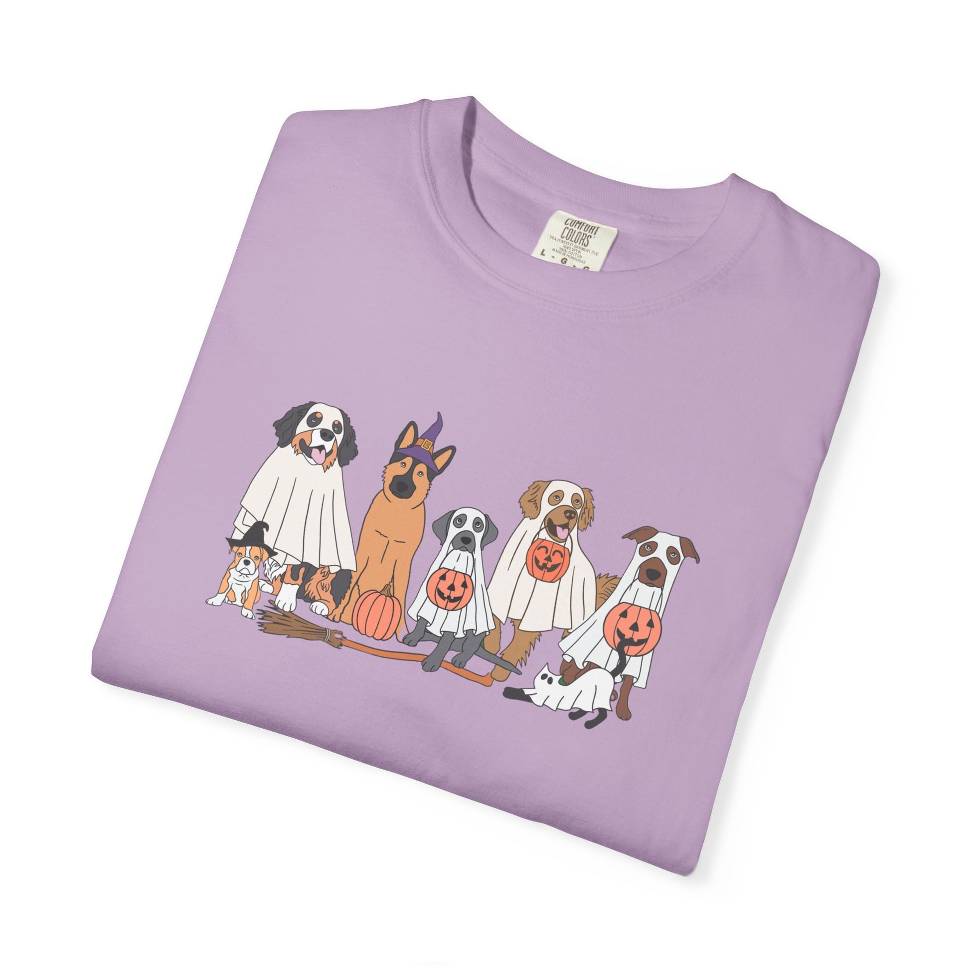 Halloween Pets Unisex Comfort Colors Tee