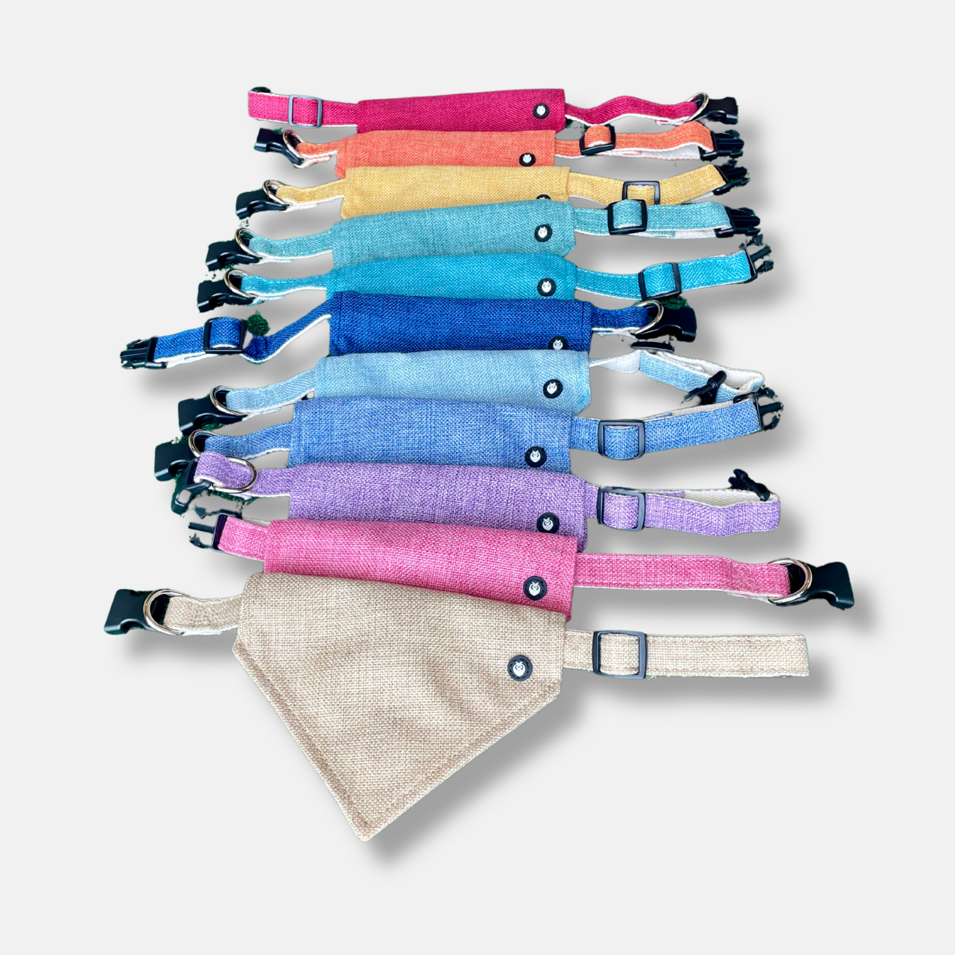 Hemp & Cotton Bandana & Collar Combo