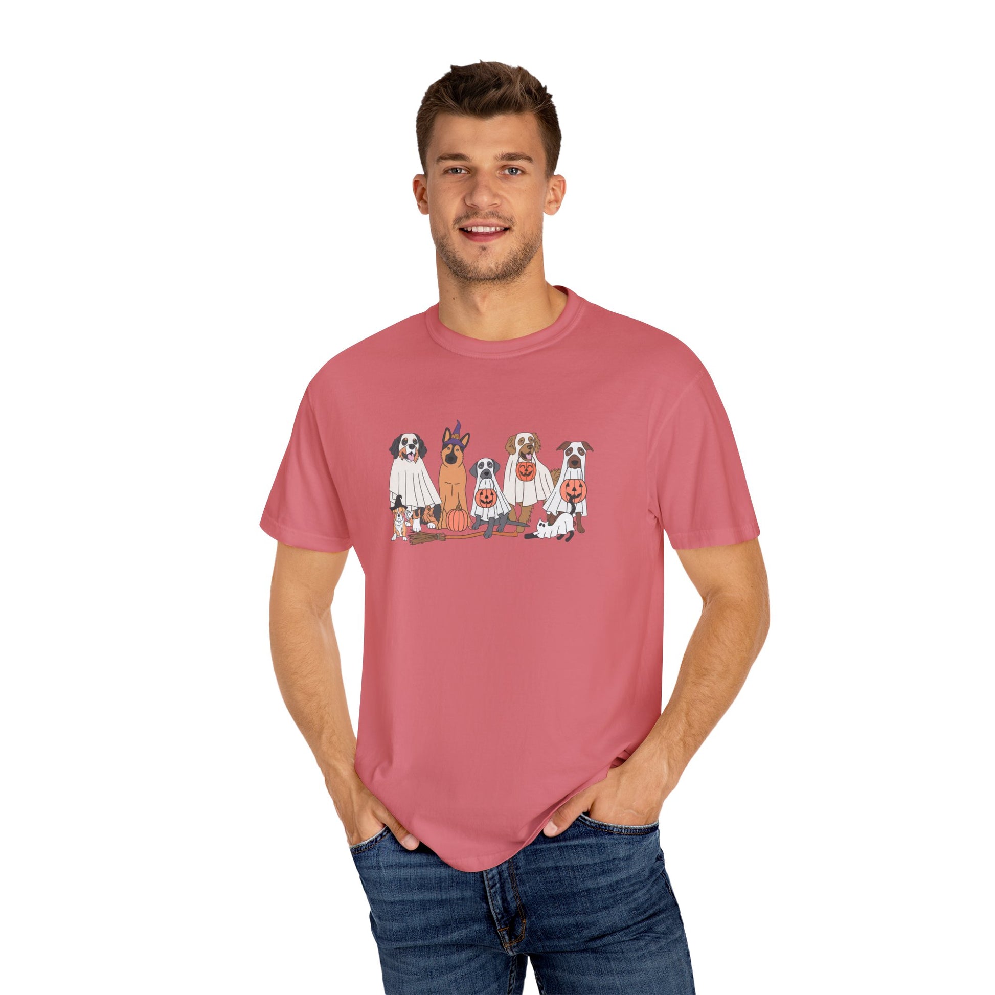 Halloween Pets Unisex Comfort Colors Tee