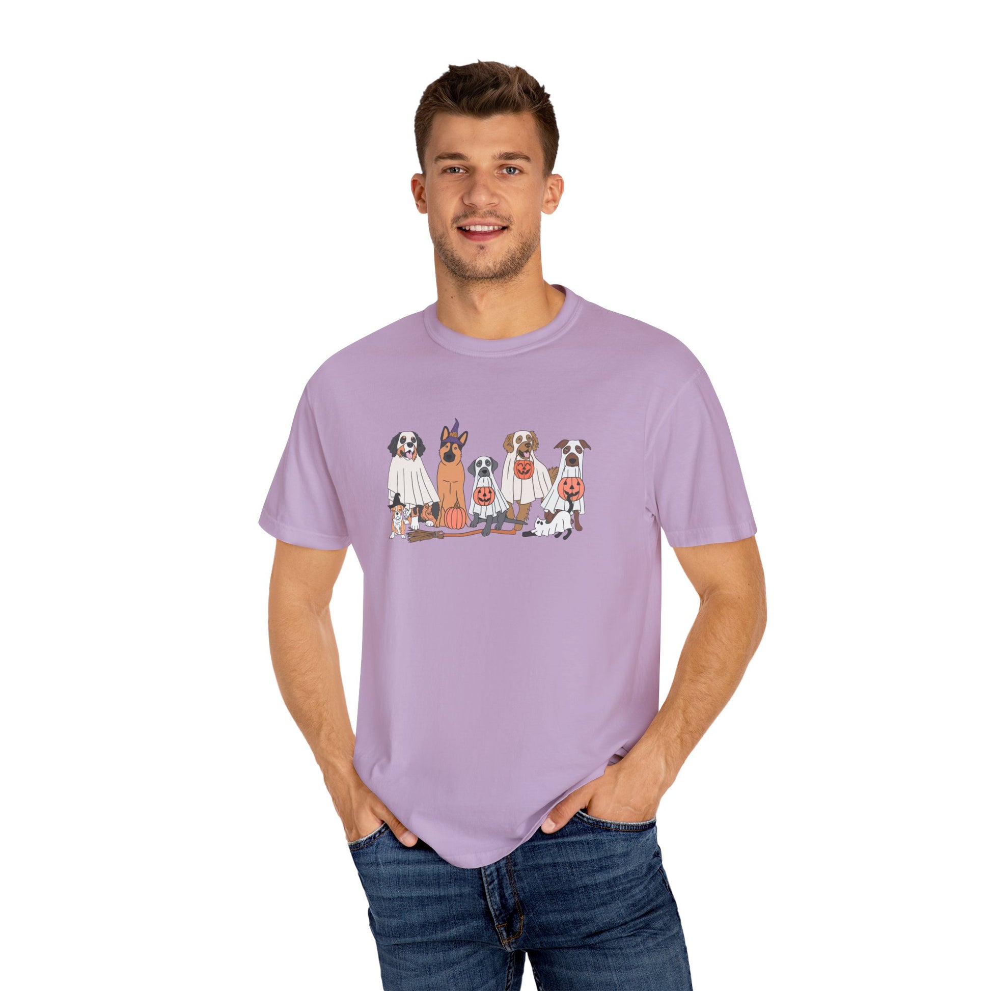 Halloween Pets Unisex Comfort Colors Tee