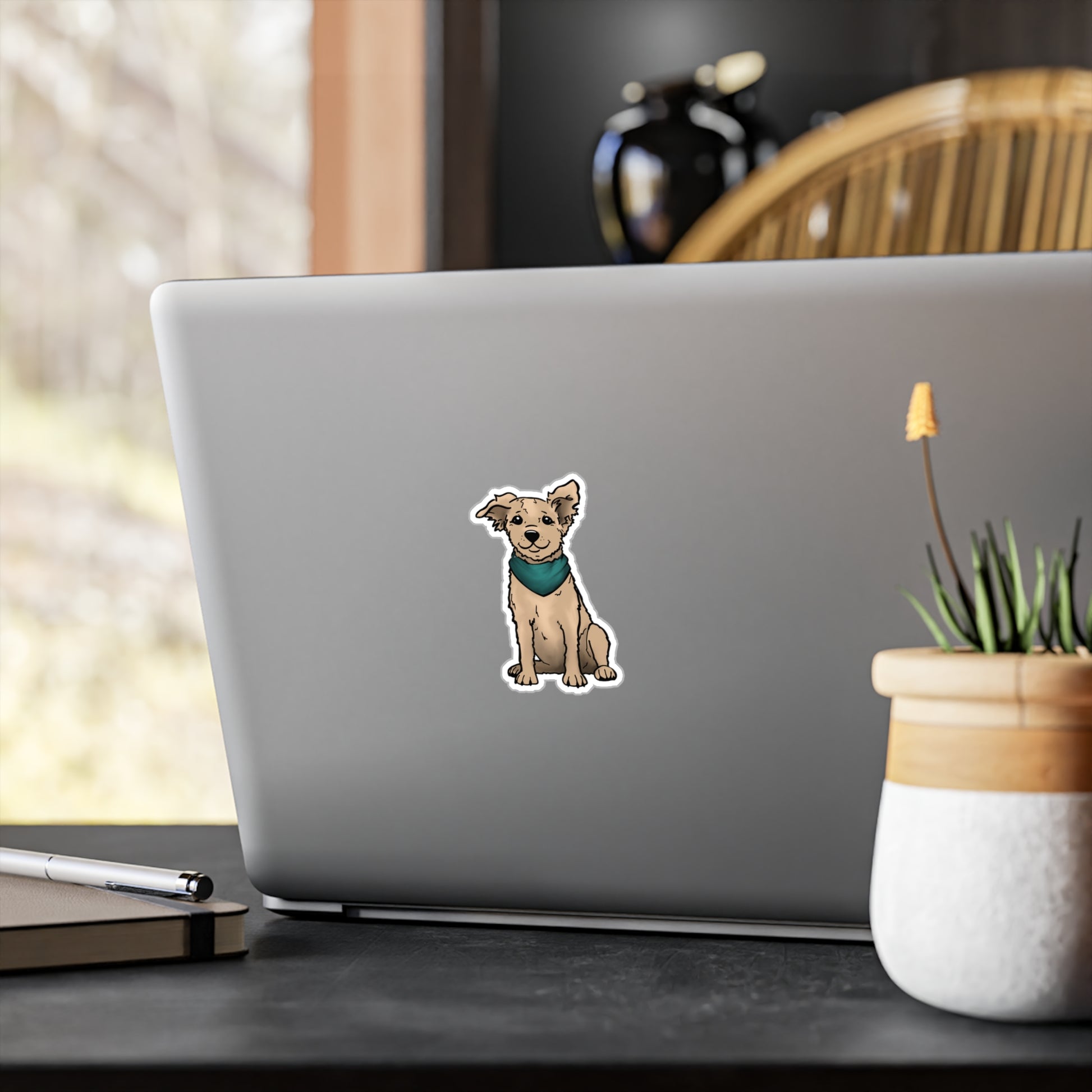 Vinyl Decal - Bri's Barket Enzo Mascot Design