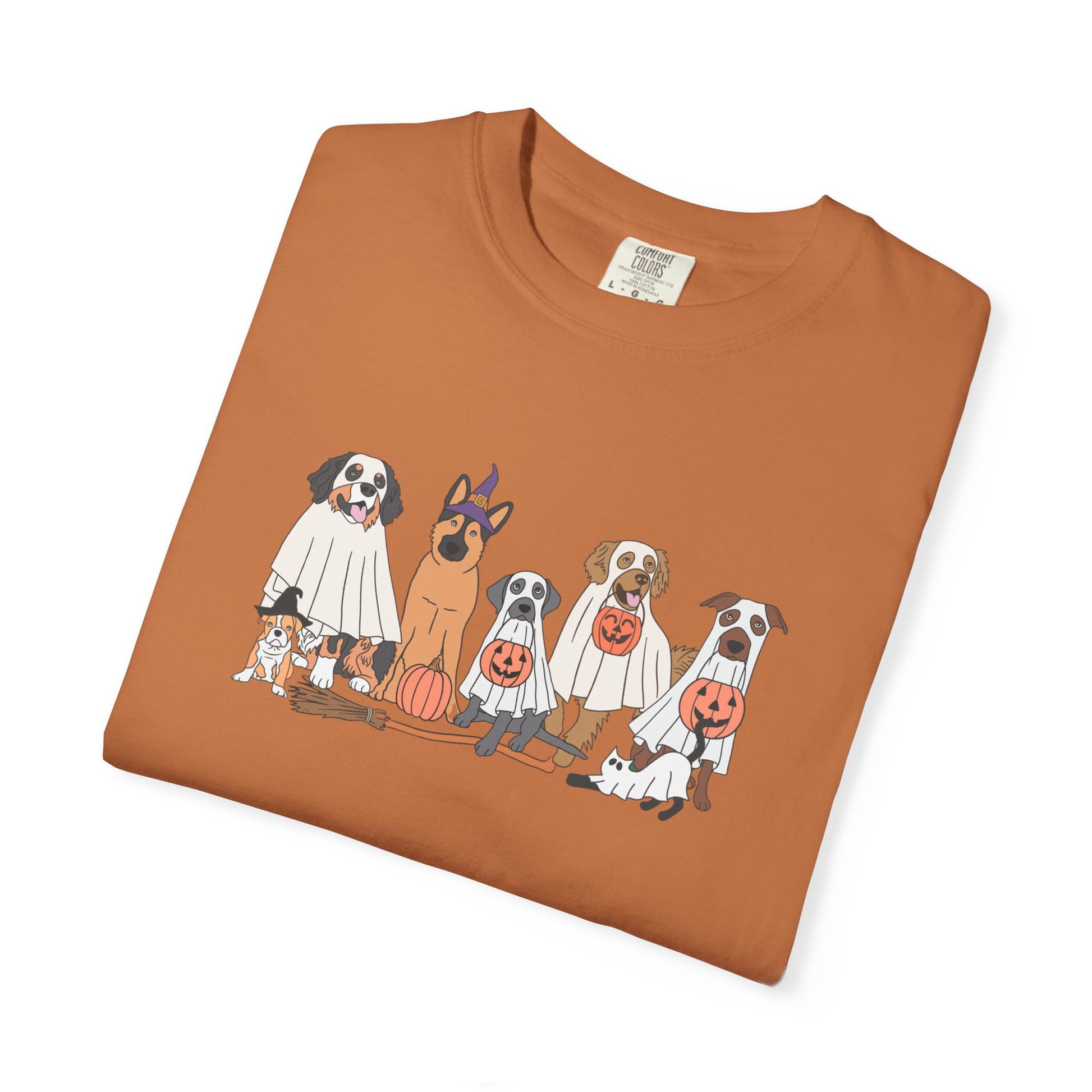 Halloween Pets Unisex Comfort Colors Tee