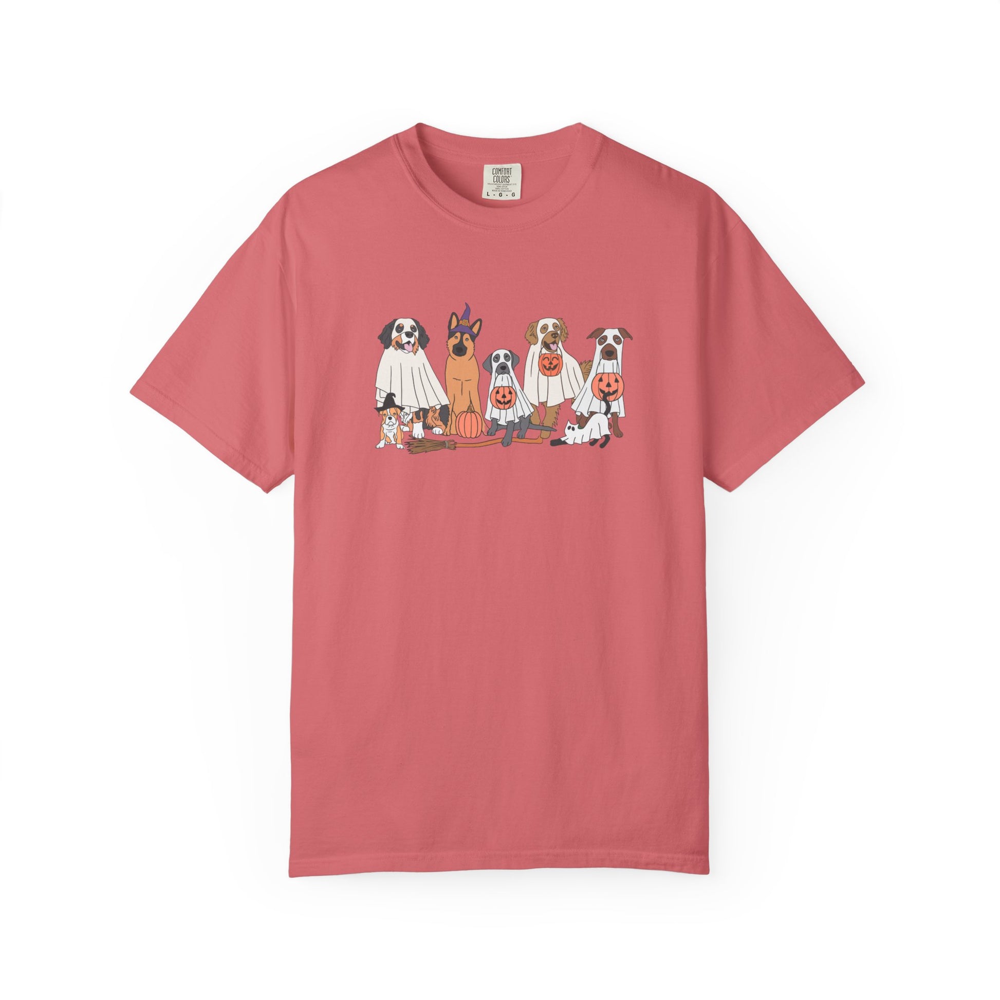 Halloween Pets Unisex Comfort Colors Tee