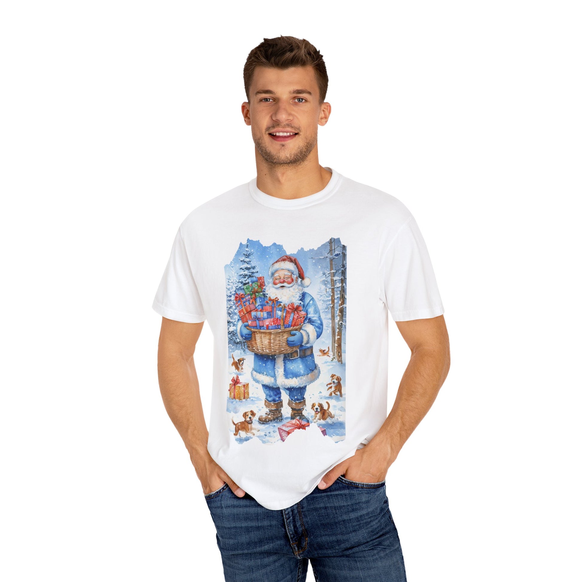 Festive Santa Puppies T-Shirt