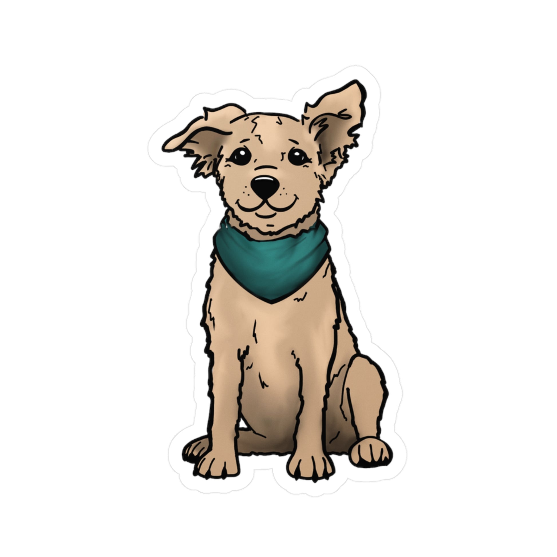 Vinyl Decal - Bri's Barket Enzo Mascot Design