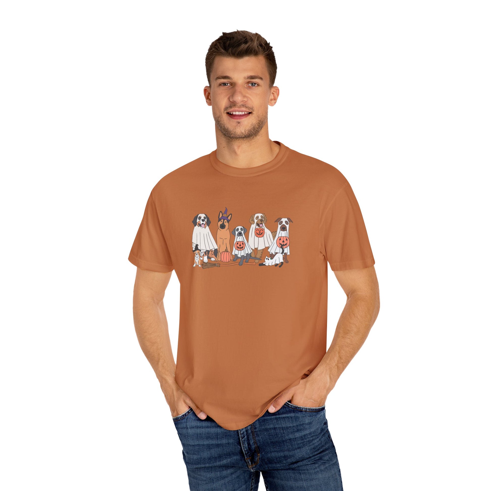 Halloween Pets Unisex Comfort Colors Tee
