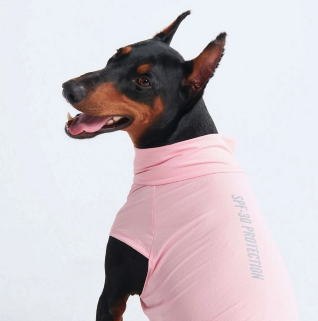 Pink Sunblock Dog Shirt