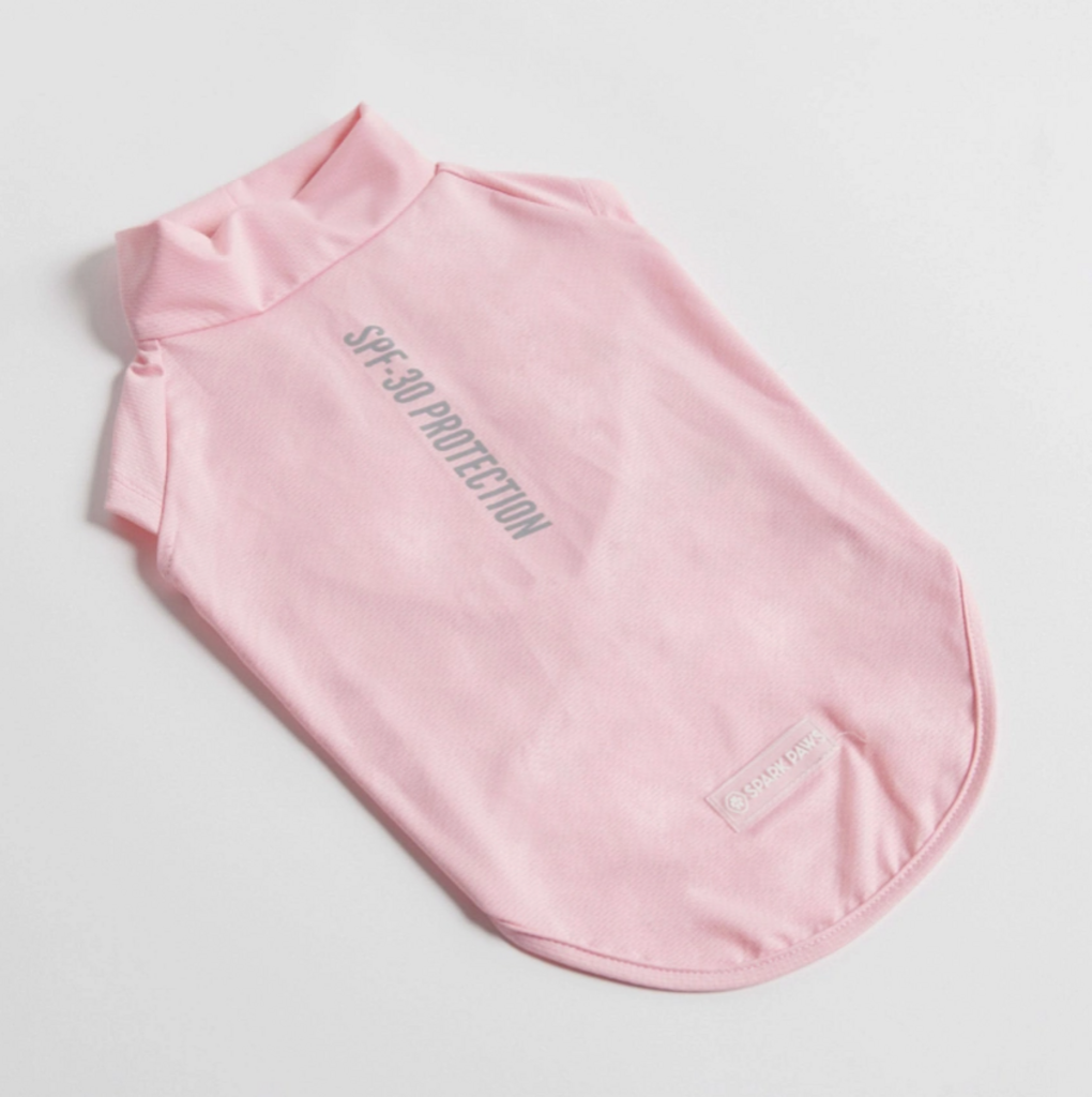 Pink Sunblock Dog Shirt