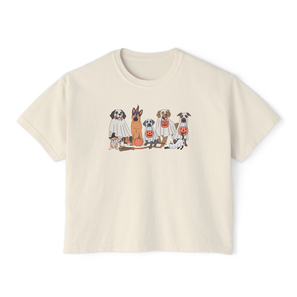 Halloween Pets Comfort Colors Women's Boxy Tee