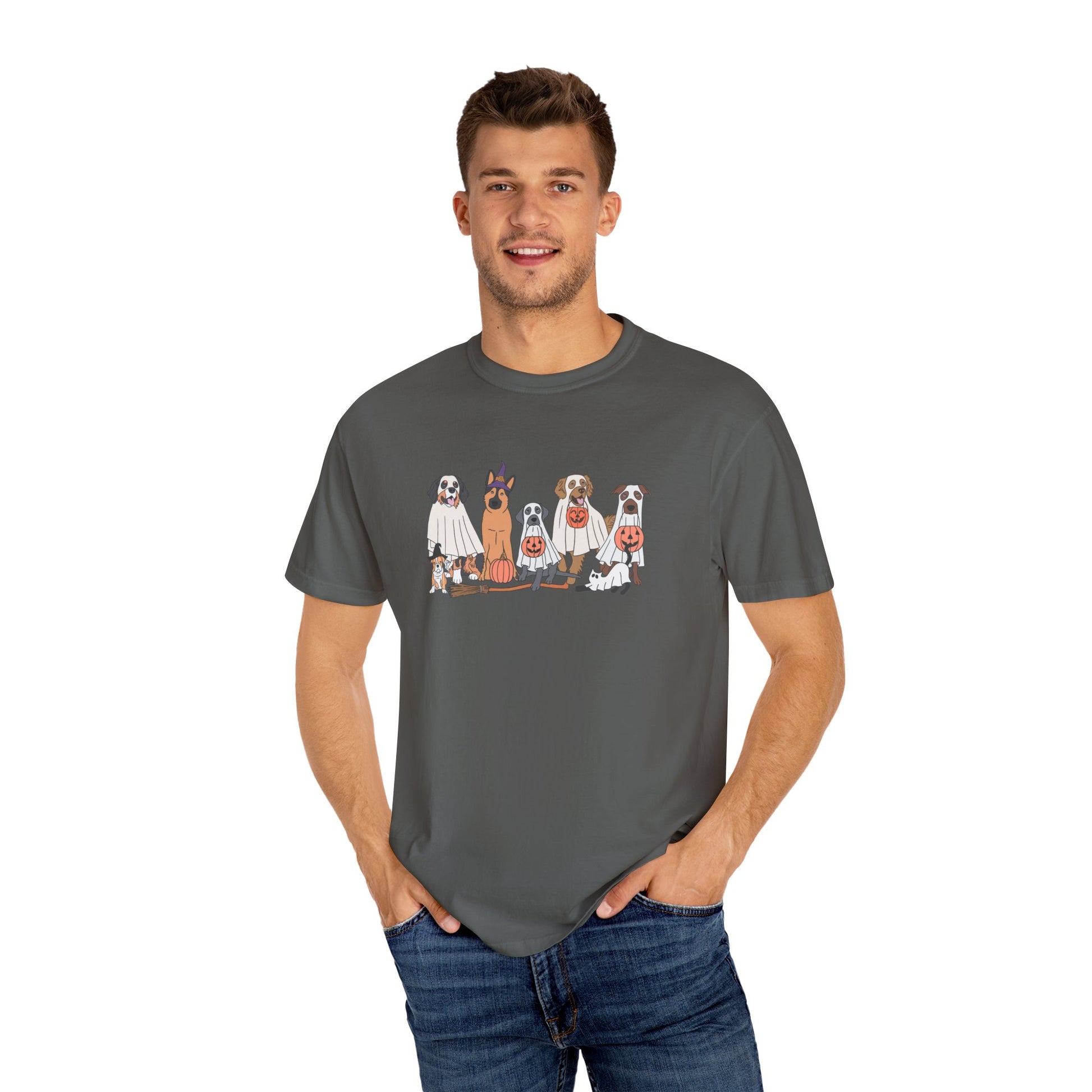 Halloween Pets Unisex Comfort Colors Tee