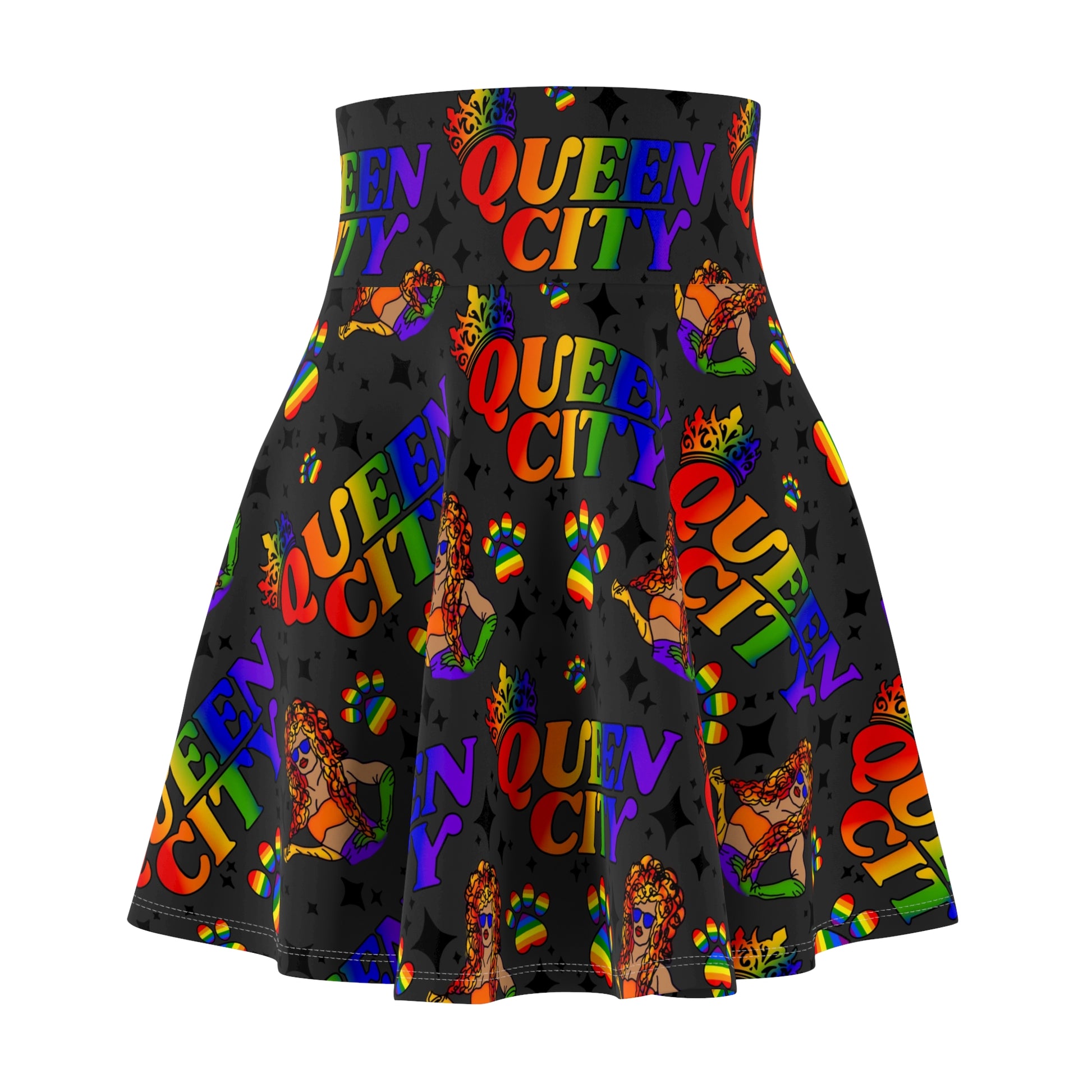 Queen City Drag Queen Skater Skirt