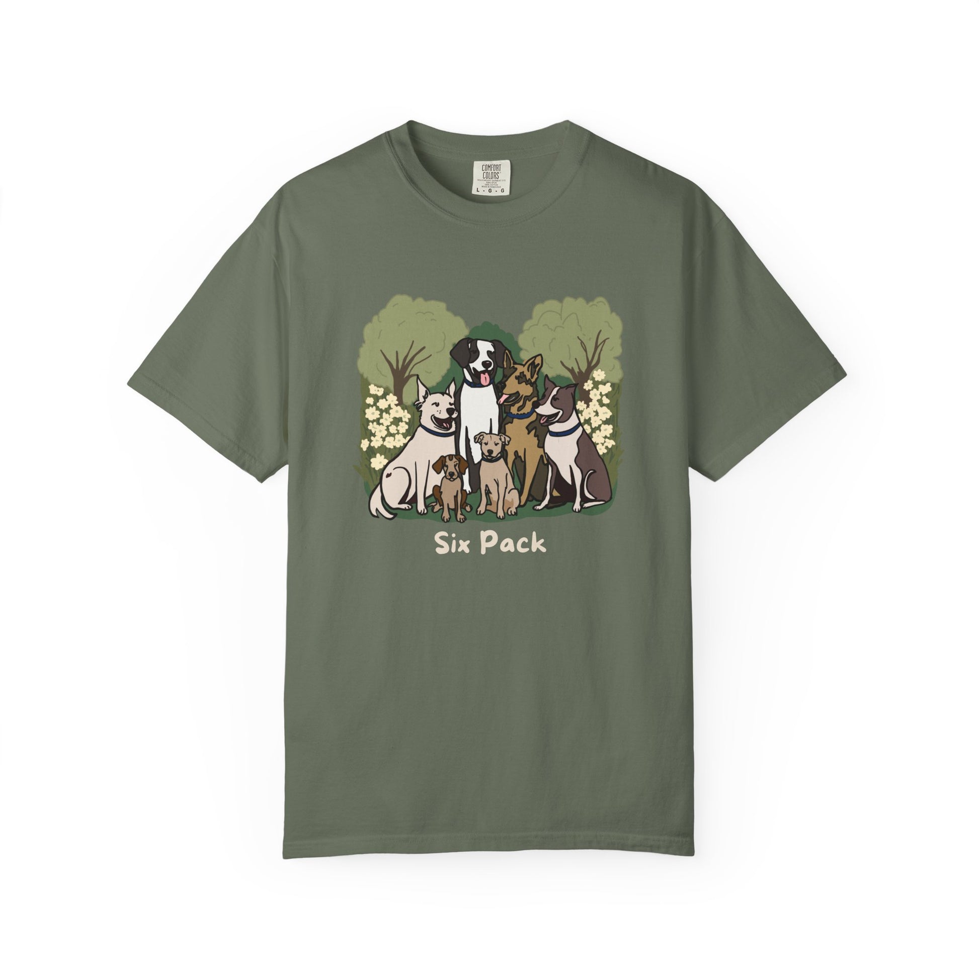 Dog Lover's Six Pack T-Shirt