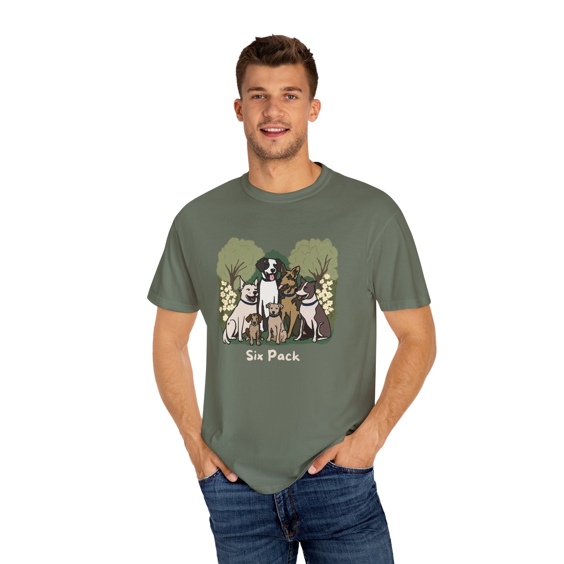 Dog Lover's Six Pack T-Shirt