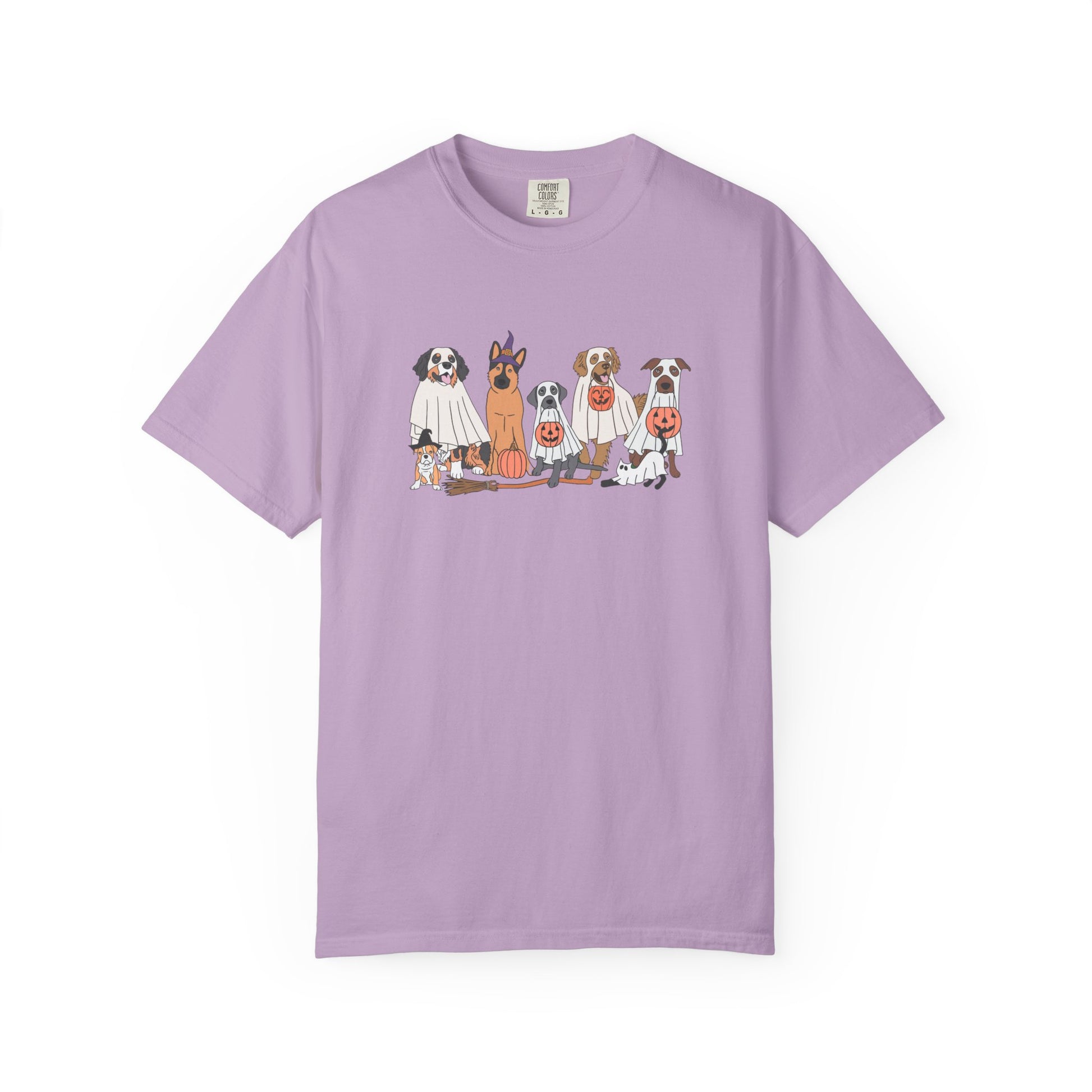 Halloween Pets Unisex Comfort Colors Tee