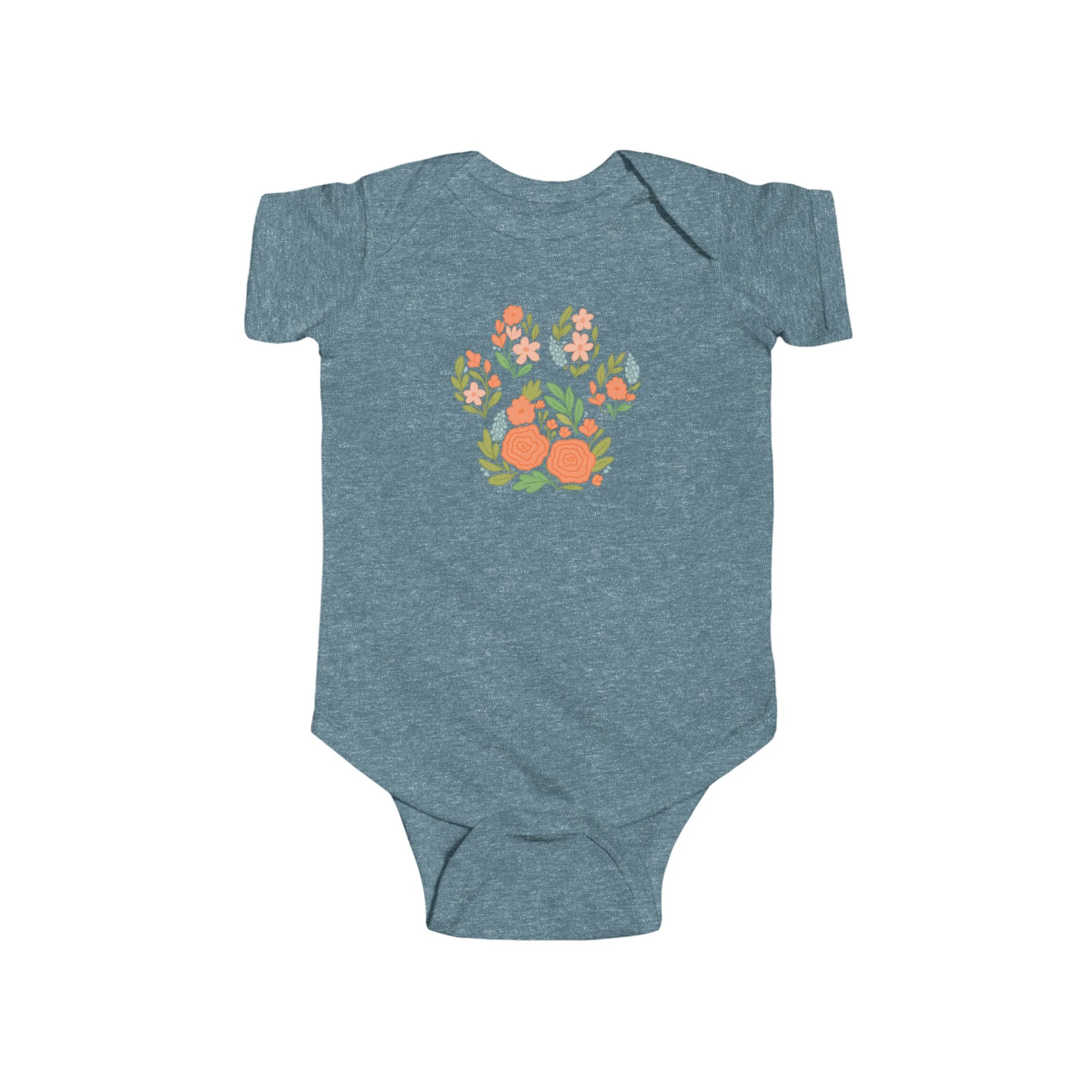 Vibrant Floral Infant Bodysuit, Baby Shower Gift, Cute Baby Clothes, Newborn Outfit, Spring Fashion, Toddler Apparel
