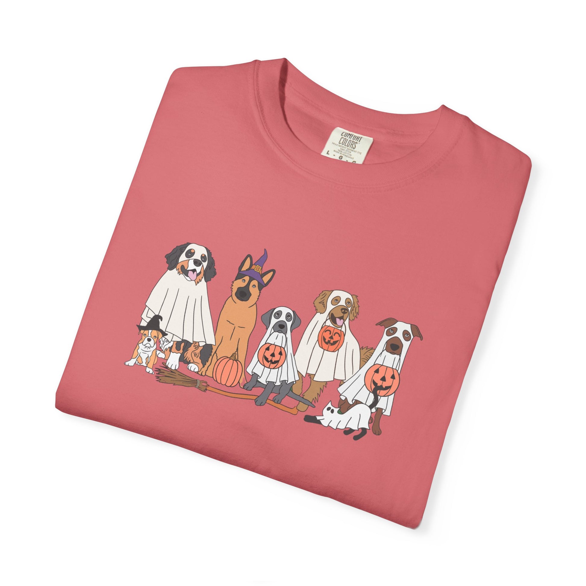 Halloween Pets Unisex Comfort Colors Tee