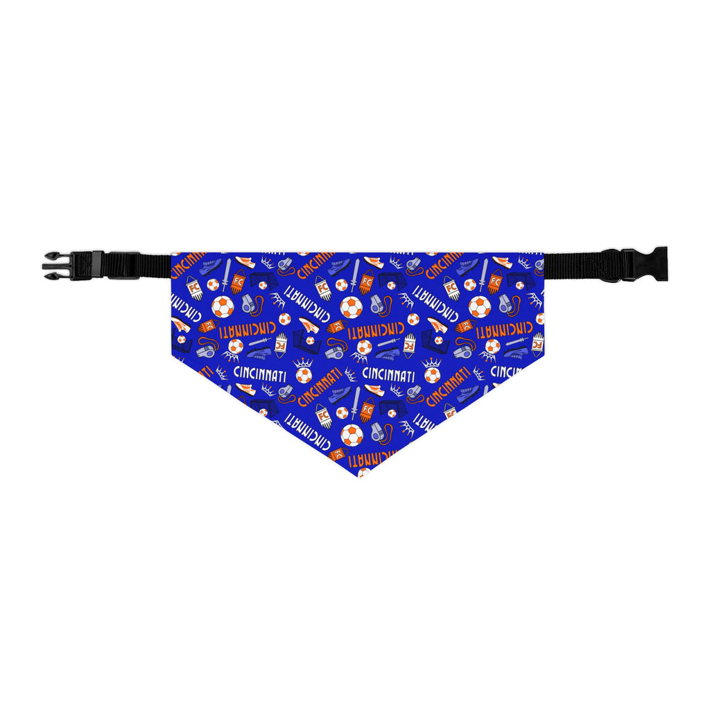 Dog Collar Bandana - Cincinnati Soccer Design