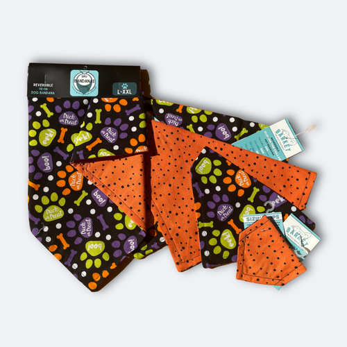 Boo Eek Paw Prints Bandana