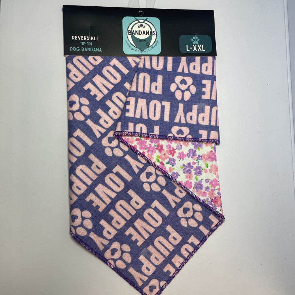 Reversible Snap/Tie-On Bandana -