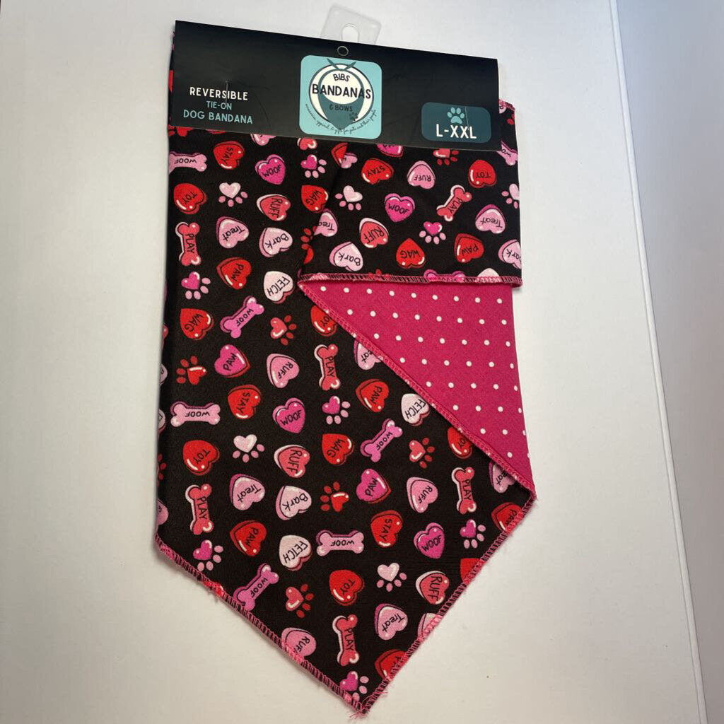 Reversible Snap/Tie-On Bandana -