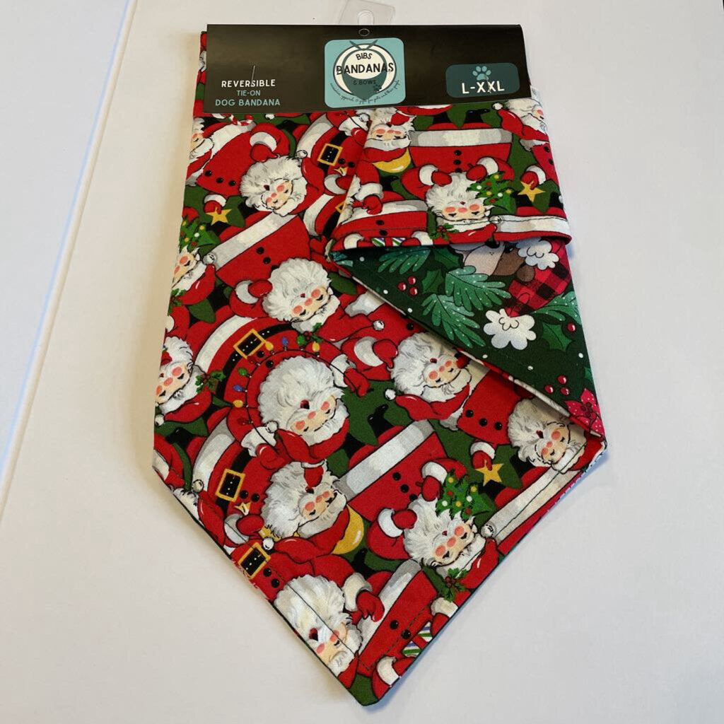Santas & Dogs Collar Bandana (ACCESSORIES, XXS