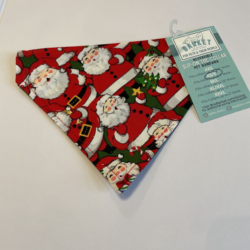 Santas & Dogs Collar Bandana (ACCESSORIES, XXS