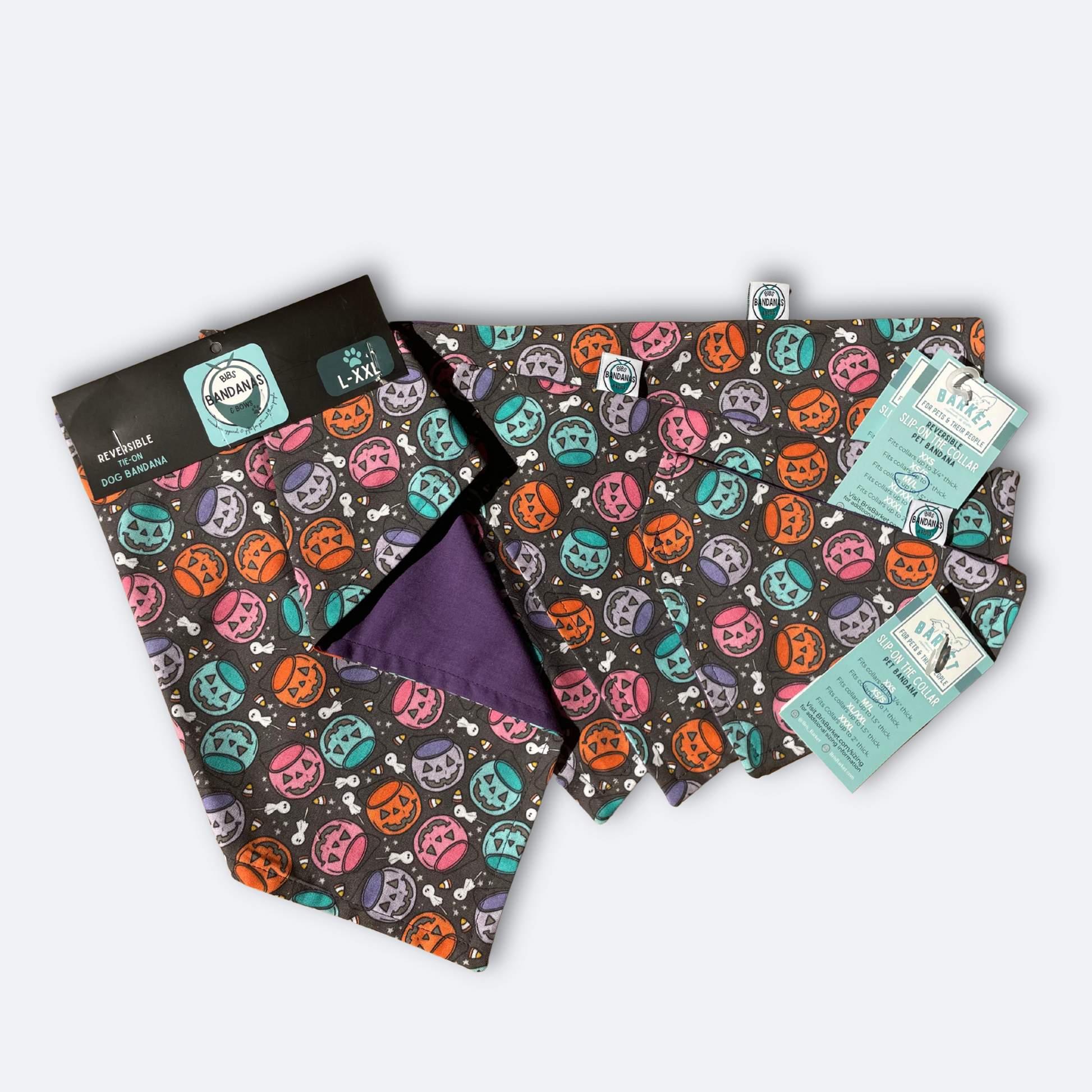 Jack-O-Lantern Bucket Bandana